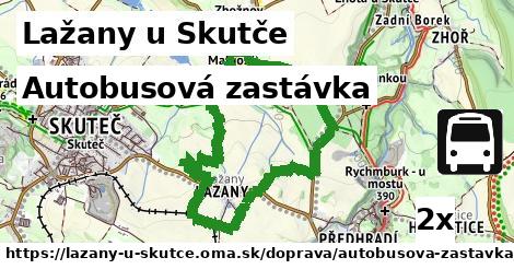 Autobusová zastávka, Lažany u Skutče