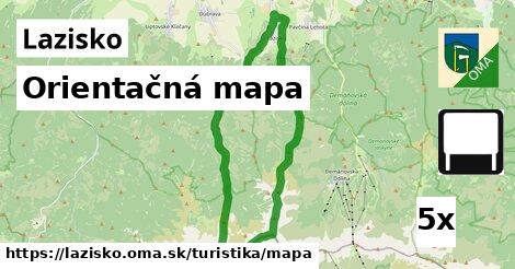 Orientačná mapa, Lazisko