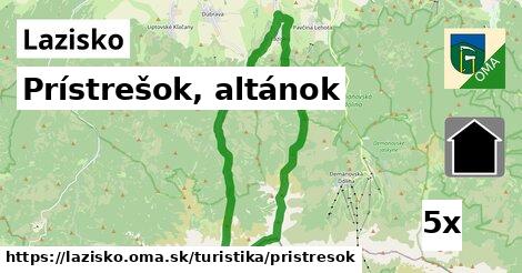 Prístrešok, altánok, Lazisko