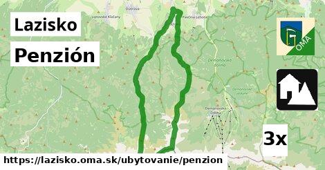 Penzión, Lazisko