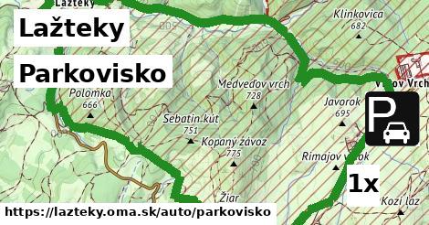 Parkovisko, Lažteky