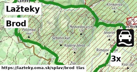 Brod, Lažteky