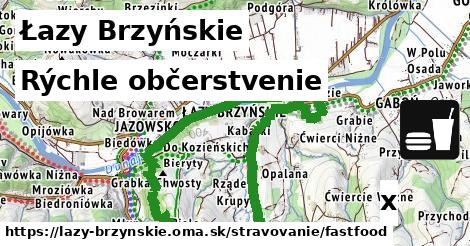 Všetky body v Łazy Brzyńskie