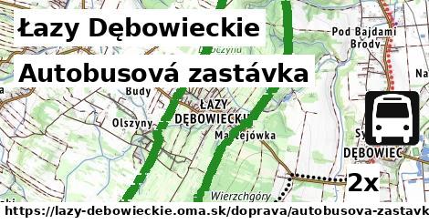 Autobusová zastávka, Łazy Dębowieckie