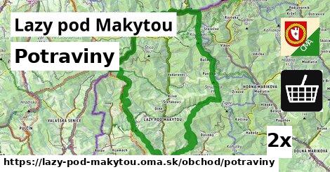 Potraviny, Lazy pod Makytou