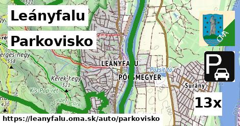 Parkovisko, Leányfalu