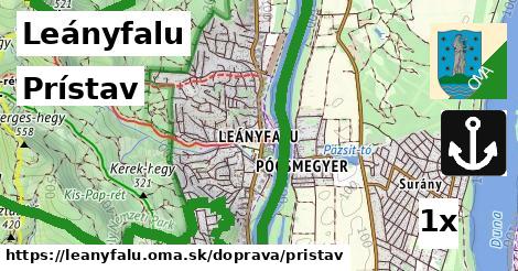 Prístav, Leányfalu