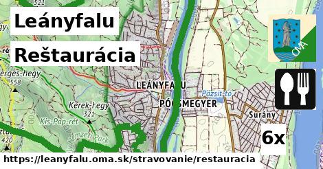 Reštaurácia, Leányfalu