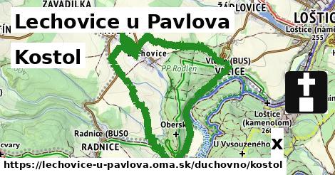 Kostol, Lechovice u Pavlova