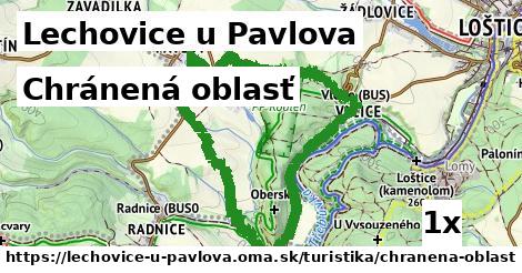 Chránená oblasť, Lechovice u Pavlova