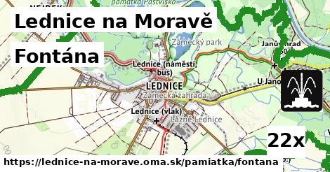 Fontána, Lednice na Moravě