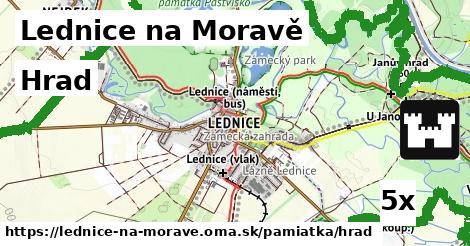 hrad v Lednice na Moravě