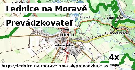 prevádzkovateľ v Lednice na Moravě