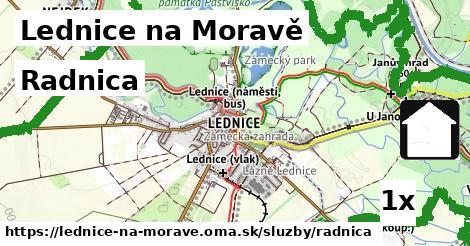 Radnica, Lednice na Moravě