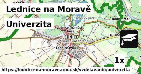 univerzita v Lednice na Moravě