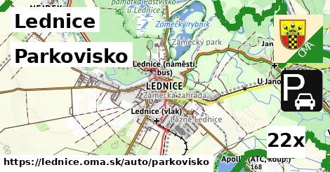 Parkovisko, Lednice