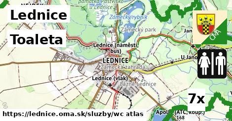 Toaleta, Lednice