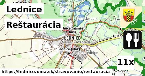 Reštaurácia, Lednice