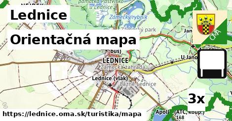 Orientačná mapa, Lednice