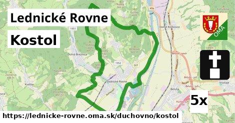 Kostol, Lednické Rovne