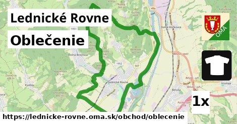 Oblečenie, Lednické Rovne