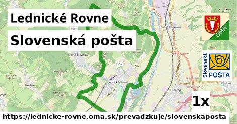 Slovenská pošta, Lednické Rovne