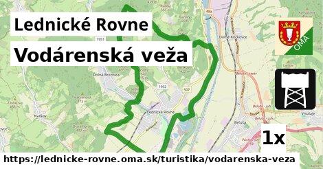 Vodárenská veža, Lednické Rovne