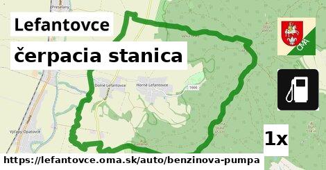 čerpacia stanica, Lefantovce