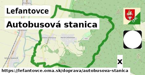 Autobusová stanica, Lefantovce