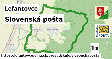 Slovenská pošta, Lefantovce