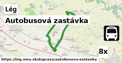 Autobusová zastávka, Lég