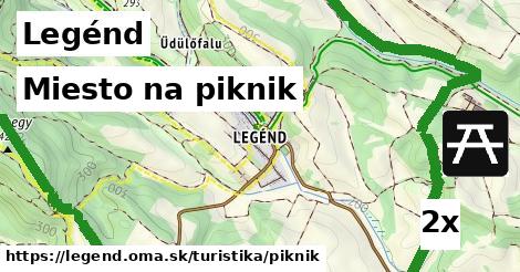 Miesto na piknik, Legénd