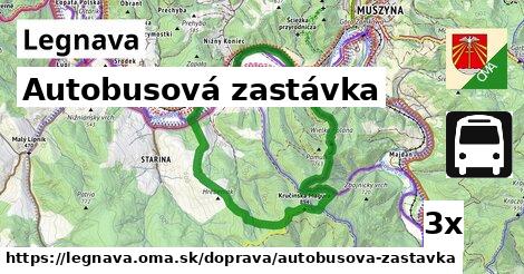 Autobusová zastávka, Legnava