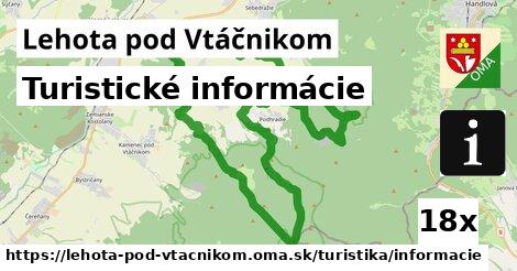 Turistické informácie, Lehota pod Vtáčnikom