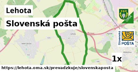 Slovenská pošta, Lehota