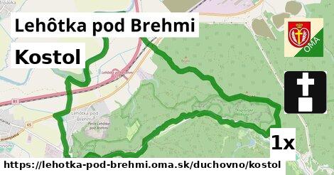 Kostol, Lehôtka pod Brehmi