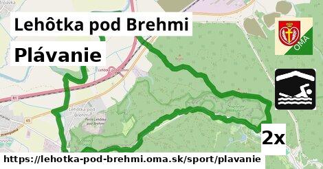 Plávanie, Lehôtka pod Brehmi