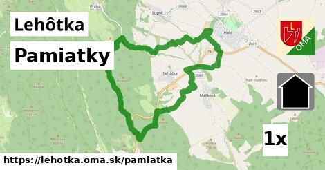 pamiatky v Lehôtka