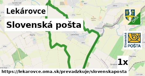 Slovenská pošta, Lekárovce