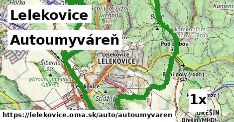 Autoumyváreň, Lelekovice