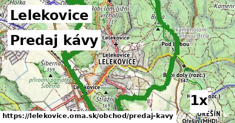 Predaj kávy, Lelekovice