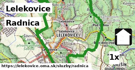 Radnica, Lelekovice