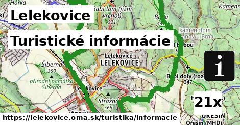 Turistické informácie, Lelekovice