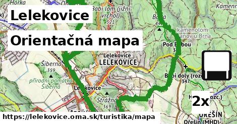 Orientačná mapa, Lelekovice