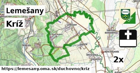 Kríž, Lemešany