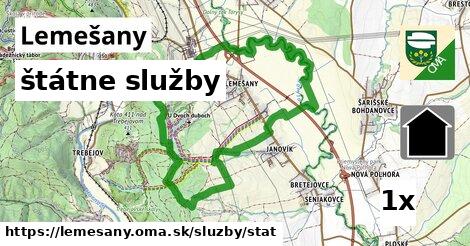 štátne služby v Lemešany