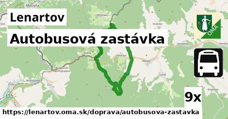 Autobusová zastávka, Lenartov