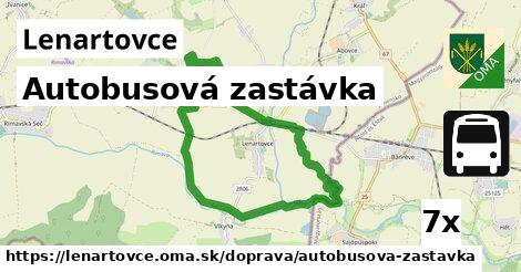 autobusová zastávka v Lenartovce