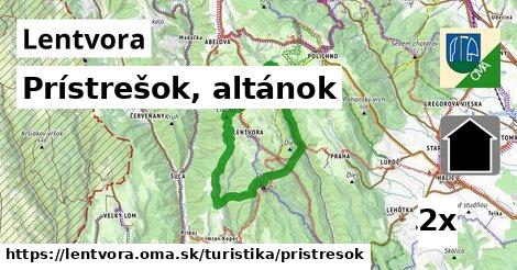 Prístrešok, altánok, Lentvora