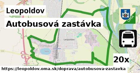 Autobusová zastávka, Leopoldov